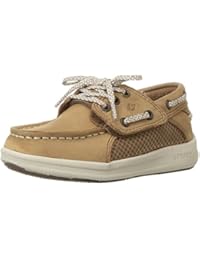 Sperry Gamefish A/C Boat Shoe (Toddler/Little Kid), Dark Tan, 11 Medium US Little Kid