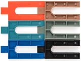 100pc Plastic Packers Set 6 Sizes Multicolour Shims 1-6mm view 3
