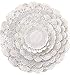 The Baker Celebrations White Round paper Lace Table Doilies 4 5 6 8 10 and 12 inches Assorted Sizes (Variety pack of 120-20 of each)
