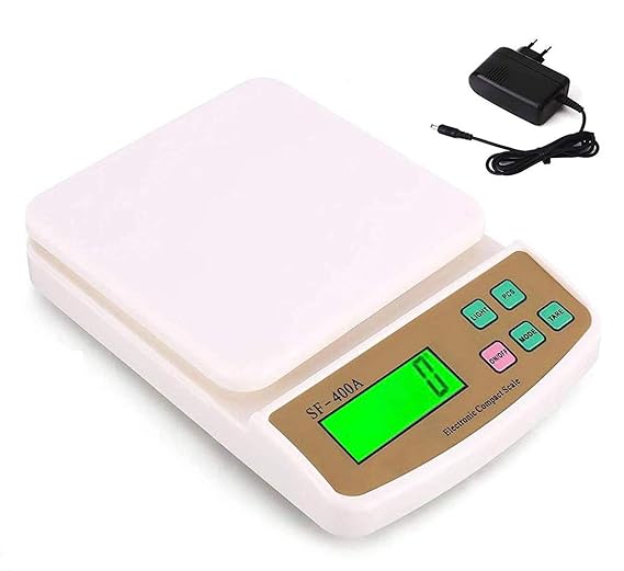 MCP Compact Scale with Tare Function SF 400A with Adaptor 10 kg Digital Multi-Purpose