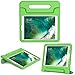 MoKo Case Fit Apple iPad 9.7 Inch 5th/6th Generation (2018/2017)/iPad Air/iPad Air 2 - Kids Friendly Shock Proof Convertible Handle Light Weight Protective Stand Cover, Green