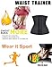 Kimikal Waist Trainer Corset for Weight Loss-Lady Sliming Fajas Gym Colombiana Latex Waist Cincher Shaper Sport Girdle Belt (Black49, XL)