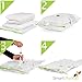 Smart-Packup Travel Space Saver Bags - 10 Vacuum Storage Bags with Hand Pump