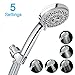 Chrider Handheld Shower Head, High Pressure 5 Spray Settings Luxury Showerhead, 60