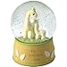 Precious Moments 179306 My Precious One Resin/Glass Giraffe Musical Snow Globe, Yellow