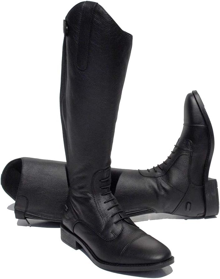 Rhinegold Elite Extra Short Luxus Leather Riding Boot Amazon.co.uk