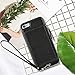 ZVE Case for Apple iPhone 6s / 6 - Black Leather Folio Wallet Case with Card Holder, Wrist Strap, 4.7 inch, Unisex