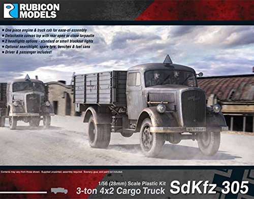 SdKfz 305 3-ton 4x2 Cargo Truck (1:56th scale / 28mm)
