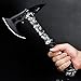CIMA Tactical Tomahawk Tactical Survival Hunting Camping Axe, Nylon Glass Fiber Handle/Nylon Sheath (Skull)