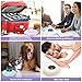 White Noise Machine Baby, Sleep Sound Machine - 28 Non-Looping Soothing Nature Sounds/Lullaby, 10 Modes Star Projector Night Light, Timer & Memory -Sleeping Soother for Kids/Adults/Travel(Upgraded)