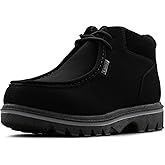 Lugz Men's Fringe Classic Moc-Toe Boot, Black, 6.5 W