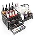 Black Metal Jewelry & Cosmetics Storage Drawer Box / Decorative Dresser Top Organizer Tray - MyGift