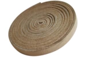 TOFL Genuine Top-Grain Leather Strap | 72 Inches Long | 5/8 Inch Wide | 1/8 Inch Thick (7-8 oz) | 1 Leather Strip for DIY Arts & Craft Projects, Clothing, Jewelry, Wrapping | Natural