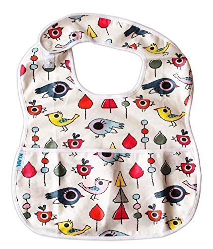Waterproof Toddler Baby Bibs, 2 Pack Gift Set, Soft Extra Large Feeding Reflux Drool Teething Bibs, Triple Adjustable Snap Buttons, Washable, 6-36 Months, Boys and Girls - Thumbnail 6