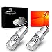 YITAMOTOR 1157 2357 7528 LED Bulb Red for Brake Tail Light, 2057 BAY15D LED Running Stop Light Bulbs for Car Truck Motorcycle Tractor, 12V-24V, 2-Pack