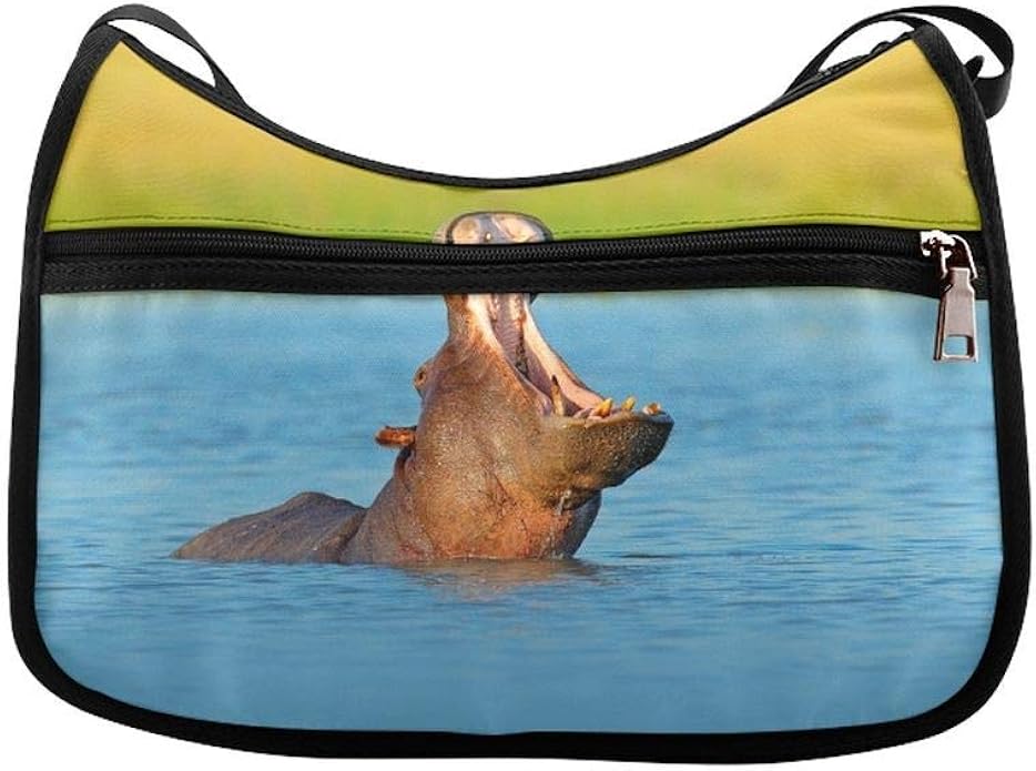 Common Hippopotamus Or Hippo Messenger Bag Crossbody Bag