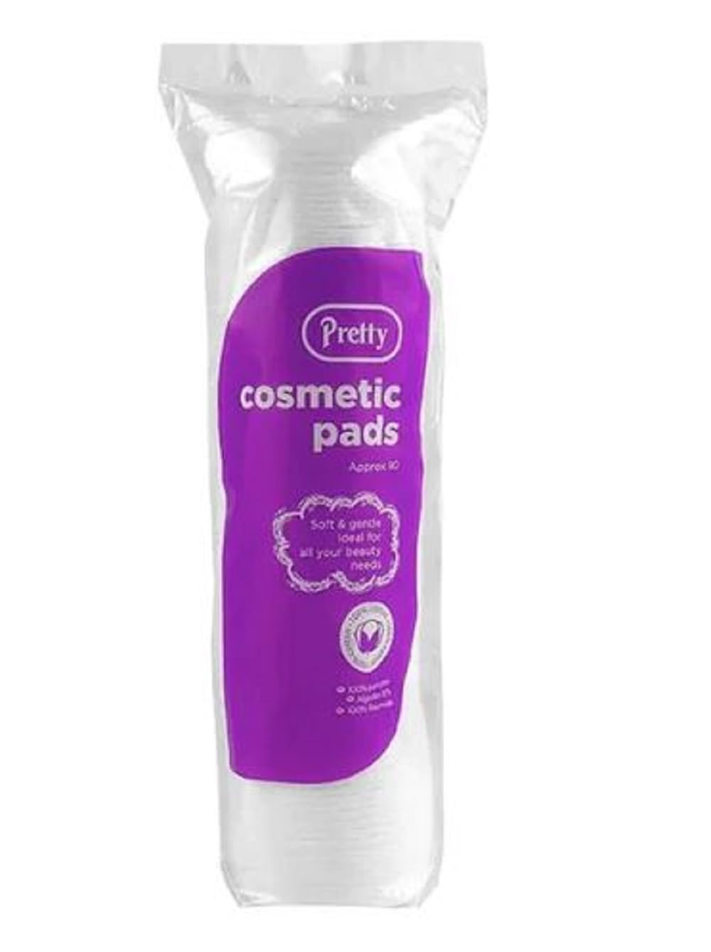Pretty 80 Cosmetic Pads (Pack of 6)