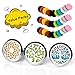 3 Packs Car Diffuser Vent Clip Essential Oil Car Diffuser 316L Stainless Steel Car Diffuser Vent Clip with 30 Felt Pads