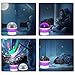 2-10 Year Old Girls Gifts, Ouwen Star Rotating Night Light for Kids Best Top Fun Easter Gifts for Girls Age 2-8 Toys Gifts for 3-12 Year Old Girls Boys Toys Girls Age 3-12 Purple OWUSNL02