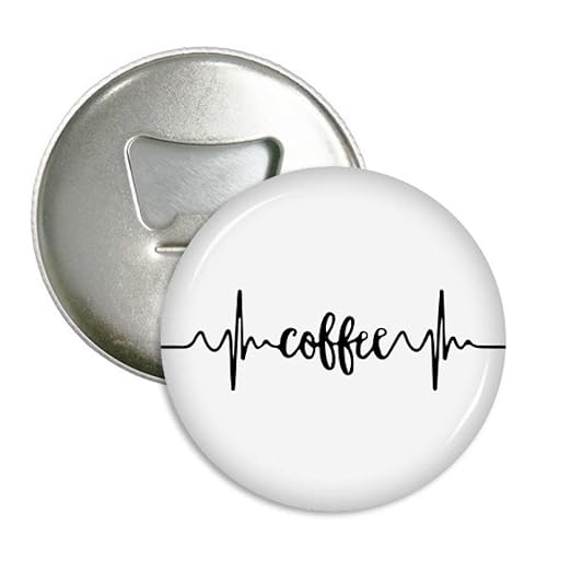 Café electrocardiograma ilustración patrón redondo abridor de ...