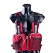 Amairne-Made Boat Buoyancy Aid Sailing Kayak Fishing Life Jacket Vest - D11 - Red