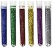 Multicraft Imports GC406A Twinkle Town Glitter Tubes 3 Grams 6/Pkg-Assorted Colors