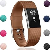 Geak Fitbit Charge 2 Bands, Special edition Replacement bands for Fitbit Charge2, Large,Coffee