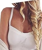 Sannysis(TM) Sexy Strap Blouse Vest Cut Out Shirt Summer Beach Tank (White)