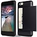 iPhone 6 plus Case,[5.5inch]by Ailun,Protective Shell-Smooth Card Slider Wallet&Flexible Shockproof Rubber Bumper&Anti-scratch PC Back Cover,Siania Retail Package[Black]