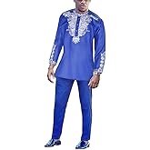 HD African Couple Clothes Dashiki Women Traditional Maxi Wedding Dress and Mans Outfit