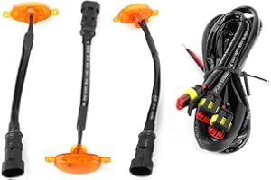 LED Grille Light,Front Bumper Cover Lamp Grill Lamp,LED Amber Grille Lights Kit Fits Replacement for //Raptor 2014?2017