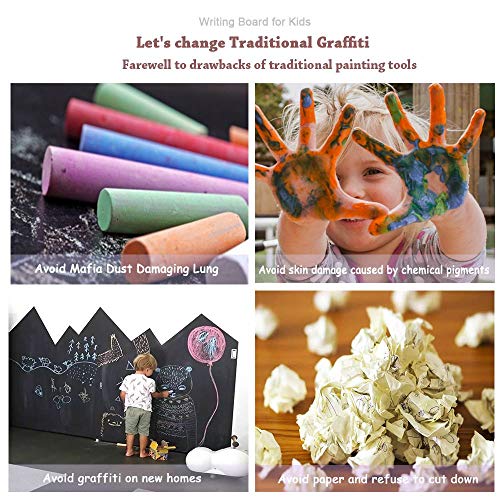 Pilipada LCD Writing Tablet Colorful Drawing Tablet, 10 Inches Light Drawing Board Doodle Pad, Early Educational Writing Board for Kids - Thumbnail 5