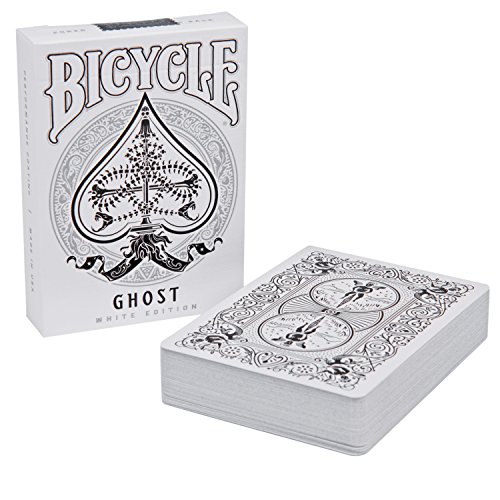 Bicycle ghost legacy playing cards by ellusionist - whi…
