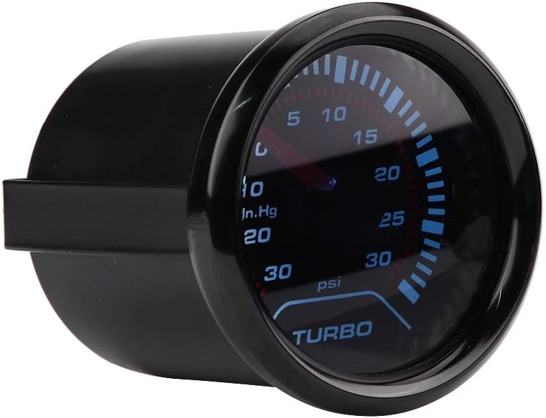 DEWIN Boost Gauge, 52mm Digital Boost Gauge, Universal 52mm Car Smoke Dial Face Turbo Boost Turbocharged Pressure Gauge - Image 5
