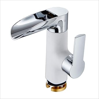 WEIUTY Baño simple giratorio, caliente y frío, lavabo, grifo ...