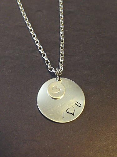 Sterling Silver circle necklace customized with names, or sayings, hand stamped items, names or words for loved ones, gift for mom, gifts for her, Silver circle necklace