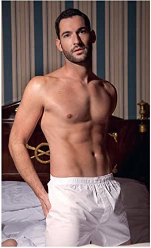 Lucifer With Tom Ellis As Lucifer Morningstar Shirtless Hot On Bed In Undies 8 X 10 Inch Photo