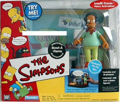 Download The Simpsons: Bowl - A- Rama with Pin Pal Apu [Toy]
