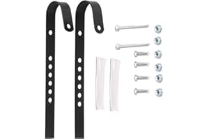 Adjustable Hardware Hanging Hook Metal Bike Front Basket Hook with Mounting Hardware Bicycles Accessories Enduring Hanging Ca