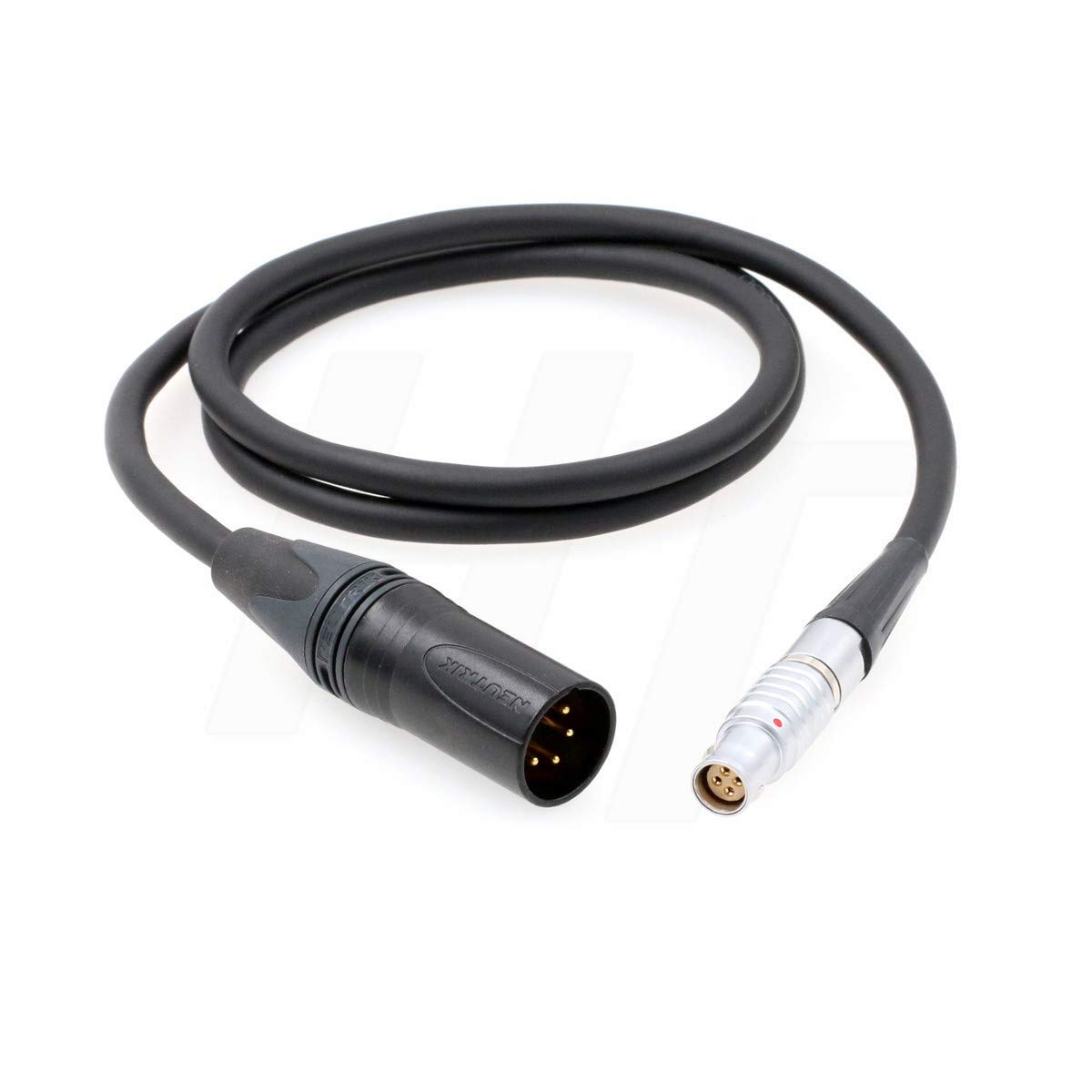 Male 4 Pin XLR Flexible Power Cable for Canon C300 Mark II C200 Camera 3ft