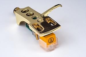 AUDIOORIGIN Gold plated Headshell, mount, cartridge, needle for Audio Technica T92 usb, ATLP120 usb, ATLP1240 usb, ATPL120, MADE IN ENGLAND