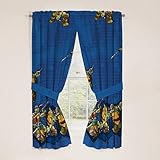 Teenage Mutant Ninja Turtles TMNT Window Panels Curtains Drapes, Set of 2