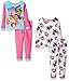 Nickelodeon Little Girls' Toddler Paw Patrol 4-Piece Pajama Set, Assorted, 2T