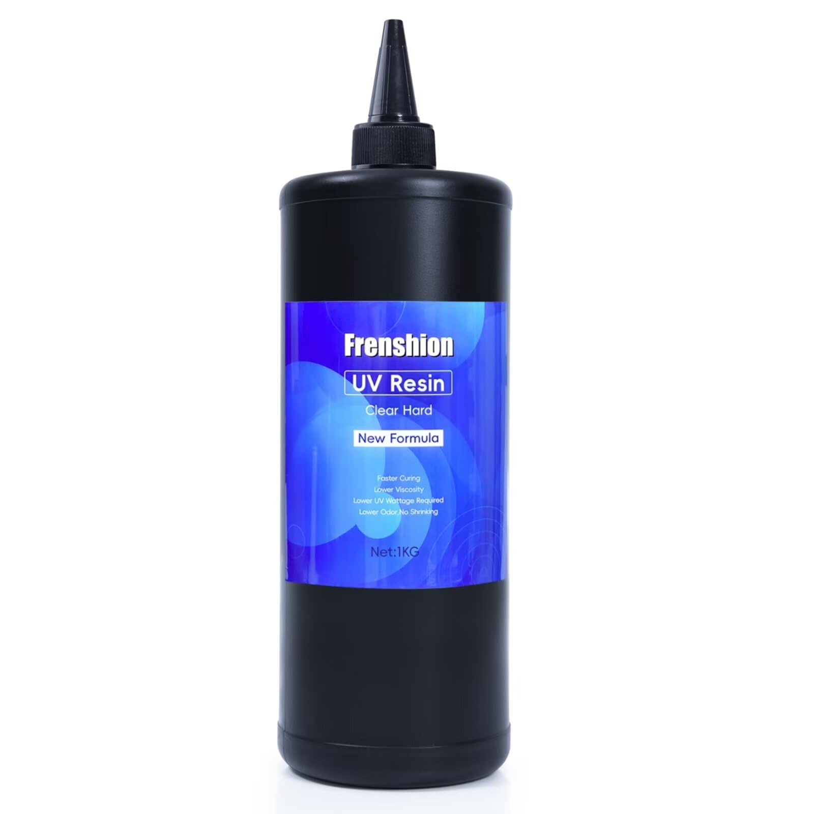 Frenshion 1KG UV Resin, Upgrade Formula Crystal Clear, Jewelry Making, Casting & Coating, DIY Craft