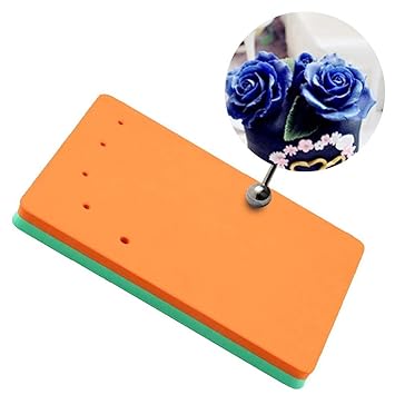 Amazon Com Kcper 1pc 6 Hole Fondant Cake Mat Square Sponge Foam