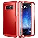 YOUMAKER Galaxy Note 8 Case, Full Body Heavy Duty Protection Shockproof Slim Fit Case Cover for Samsung Galaxy Note 8 (2017 Release) Without Built-in Screen Protector (Red)