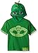 PJ Masks Boys' Toddler Gekko and Catboy Hoodie, Green Short Sleeve, 3T
