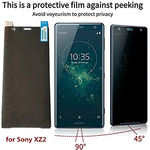For sony xperia xz2 h8296 privacy screen protector - [1…