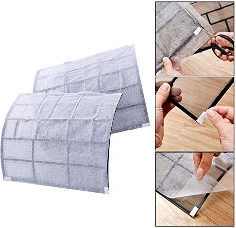 XuBaofu, 40 * 30cm 2PCS Dustproof Paper Air Conditioning Filter 2 Sheet PET Air Cleaning Filter PM 2.5 Livingroom Convenient Practical Dust Filter 40 * 30cm