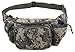 Mens Large ACU Digital Camo Polyester 5 Pocket Fanny Fannie Hip Waist Pack Bag with Key Ring Carabiner